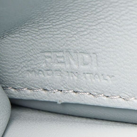 Fendi Embossed Leather FF Baguette Wallet on Chain - Picture 8 of 14